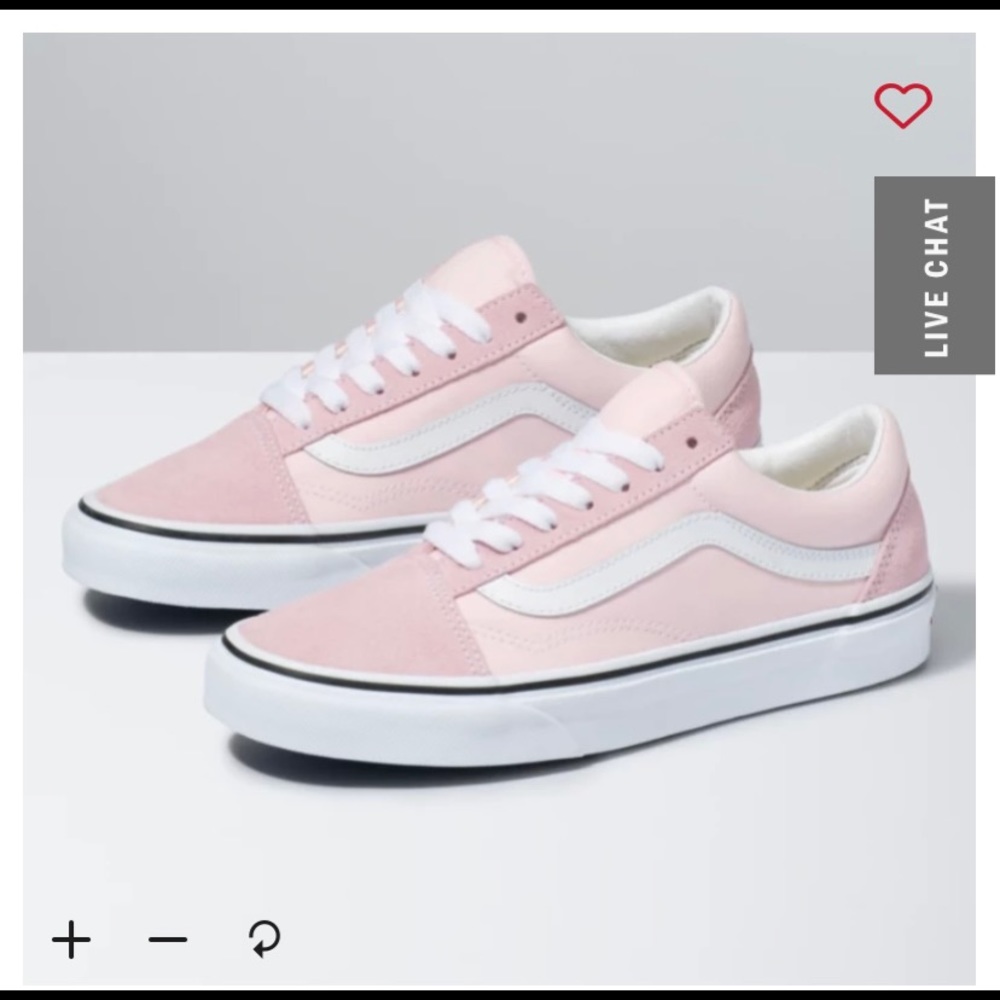 Like new light pink vans